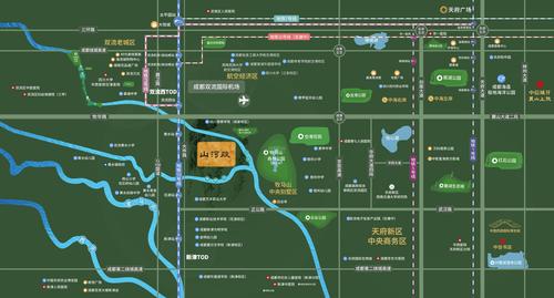 信港山河府1期区位图