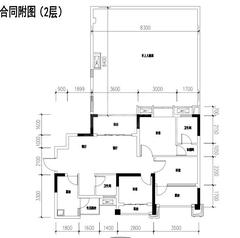 成功悦都3室2厅2卫87.41平户型