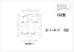 堤亚纳河谷2室2厅1卫84.97平户型