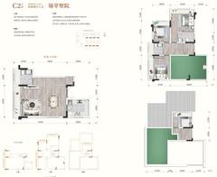 阳光紫宸府花园1期4室2厅3卫129.00平户型