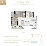 天璞里1期 4室2厅2卫 125.00平米
