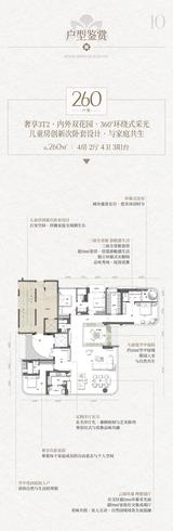 仁和春天二十九号院1期 4室2厅4卫 260.00平米