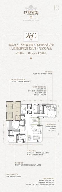 仁和春天二十九号院1期4室2厅4卫260.00平户型