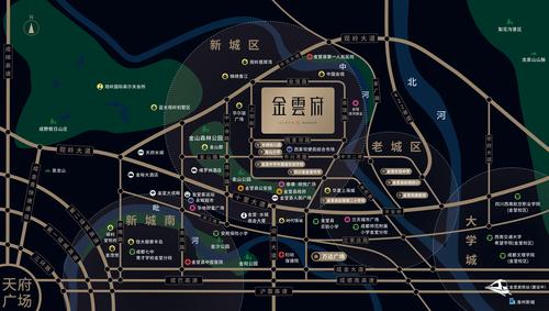 金云府珺逸阁1期区位图