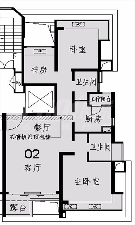 2号房C2户型奇数