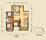 中洲中央城邦 3室2厅2卫 125.10平米