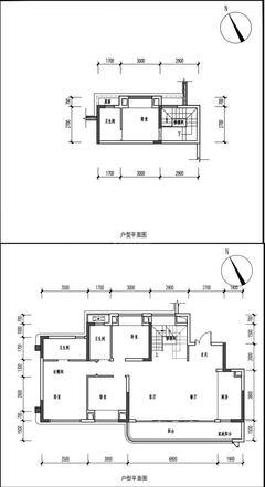 香城壹品府1期（泥巴沱公园里）4室2厅2卫151.99平户型