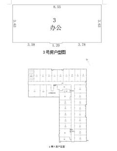 京蓉时代杉众广场1期46.62平户型