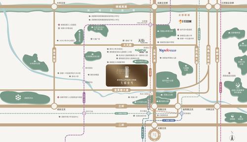 新都医贸大厦(信航天阅壹号)区位图