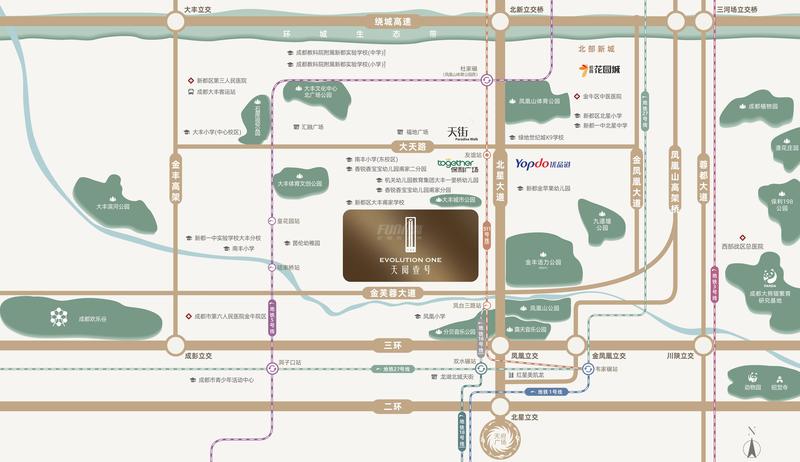 区位图