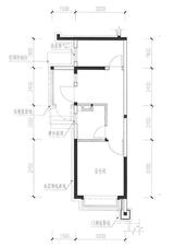 成都恒大城市之光1期 1室1厅1卫 42.72平米