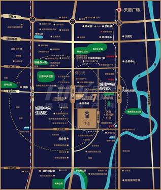 天香区位图