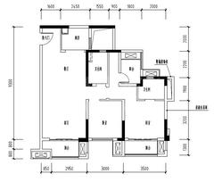 锦巷兰台1期1室95.89平户型