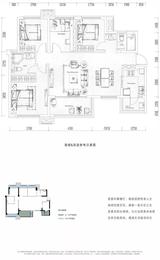 万科时光润园1期 4室2厅2卫 110.00平米
