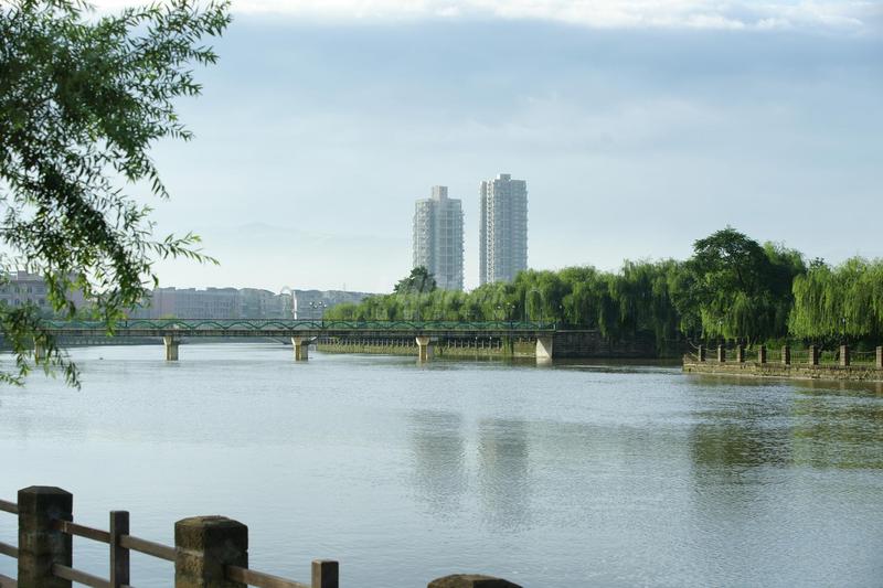 生态水城实景图
