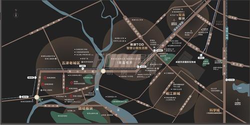 华景川丽晶悦府1期区位图