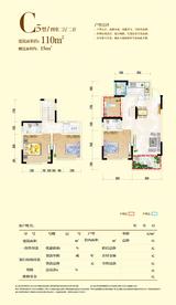 丰瑞玺悦城 4室2厅2卫 119.22平米