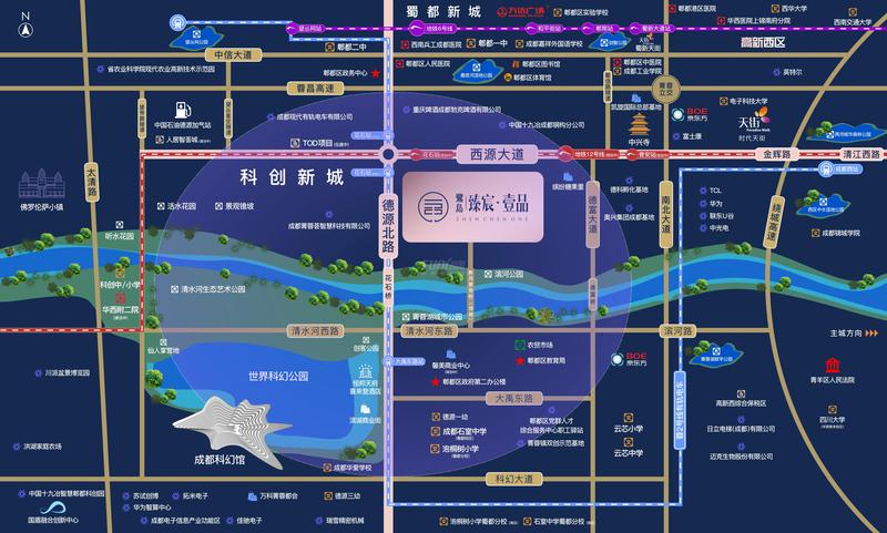 区位图