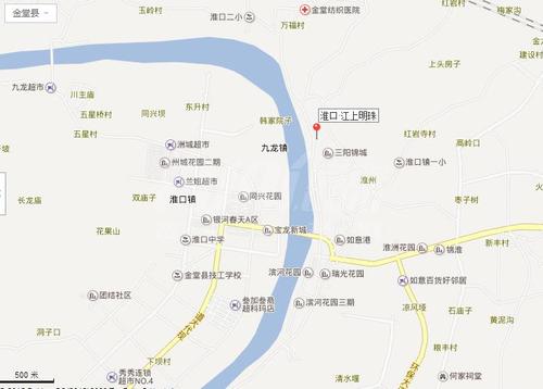 淮口江上明珠区位图
