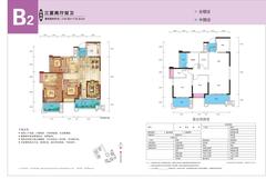 银滩3室2厅2卫115.00平户型
