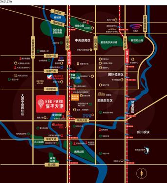 瑞华天地1期区位图