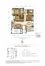 华宇锦绣花城1期 4室2厅2卫 135.00平米