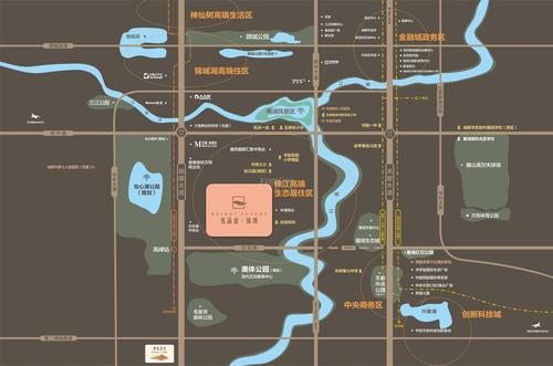 优品道锦绣小区1期区位图