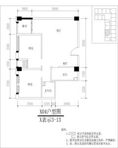 世纪百合尚寓61.76平户型