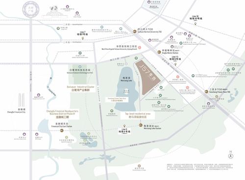 新绿色半岛名邸区位图