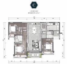 观澜祥云小区1期3室2厅2卫118.05平户型