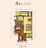 华润二十四城6期锦云府 3室2厅1卫 88.00平米