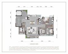 锦江璞园1期4室2厅2卫143.00平户型