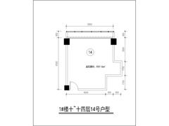 俊屹中心1期57.86平户型
