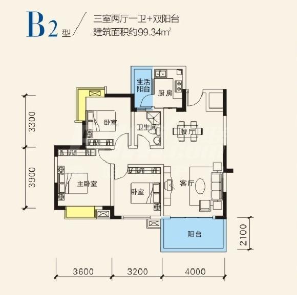 水城印象户型图图片