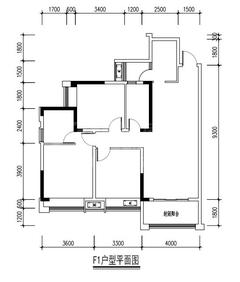 王府花园三期3室2厅2卫119.61平户型