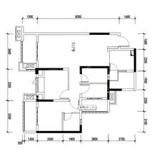 锦云华庭3期3室2厅2卫93.58平户型