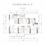 御园丰锦1期 4室2厅2卫 126.75平米