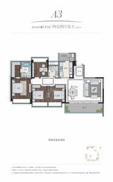 紫境府3期 4室2厅2卫 141.00平米