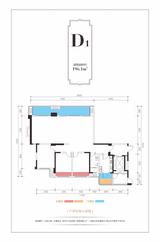 百悦名城1期 3室3厅1卫 196.10平米