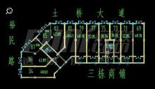 乐意花园3室2厅1卫123.67平户型