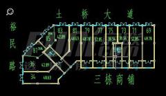 乐意花园3室2厅1卫123.67平户型