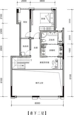 宏远凤凰栖2期3室1厅2卫165.91平户型