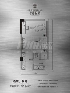 金悦湾1期42.00平户型
