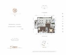 锦樾府1期3室2厅2卫103.00平户型