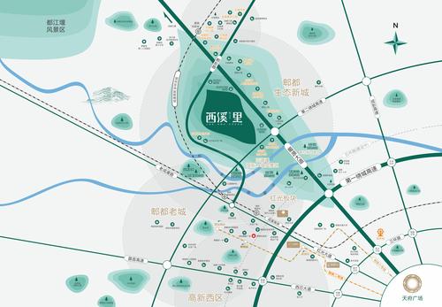 西溪里别院1期区位图