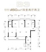 龙泉驿深业泰富广场2期 4室2厅2卫 148.90平米
