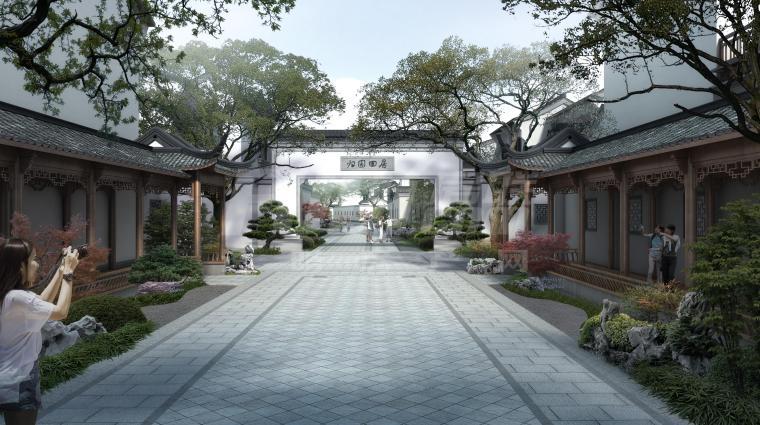 园林、景观、建筑、院子、田园