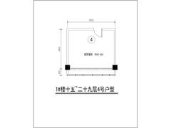 俊屹中心1期43.62平户型