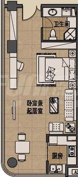 首信红星广场  62.23平米