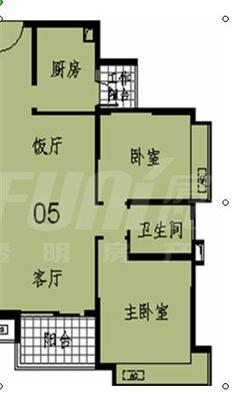 御天下2室2厅1卫87.00平户型